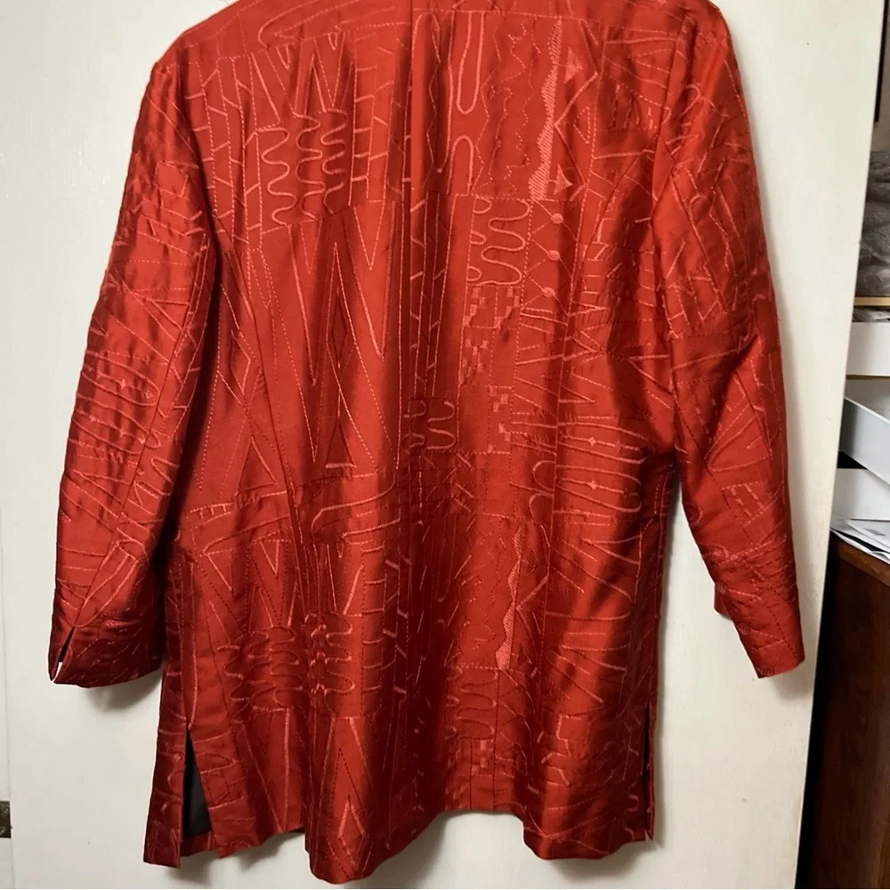 Chico's Textured Red‎ Blazer